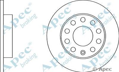 APEC BRAKING dsk2098 -  Тормозной диск